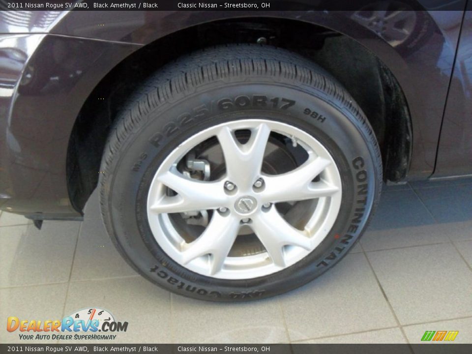 2011 Nissan Rogue SV AWD Black Amethyst / Black Photo #2