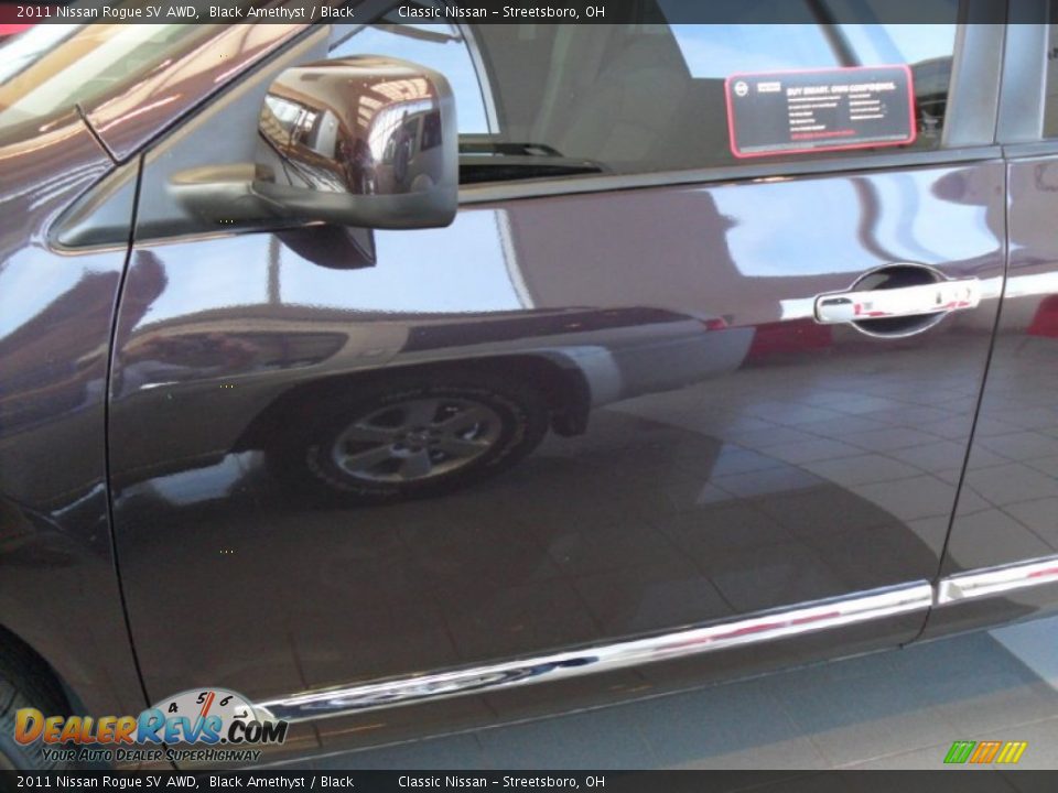 2011 Nissan Rogue SV AWD Black Amethyst / Black Photo #3