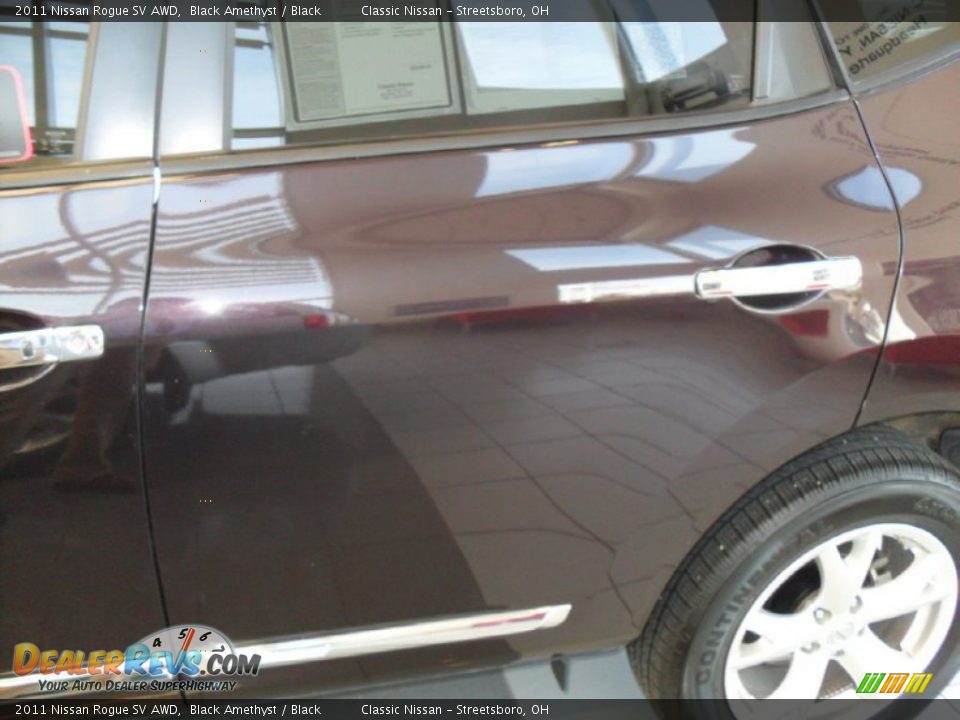 2011 Nissan Rogue SV AWD Black Amethyst / Black Photo #4