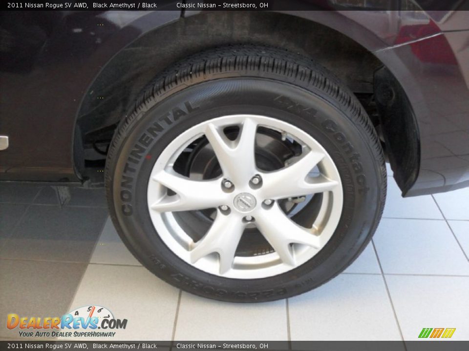 2011 Nissan Rogue SV AWD Black Amethyst / Black Photo #5
