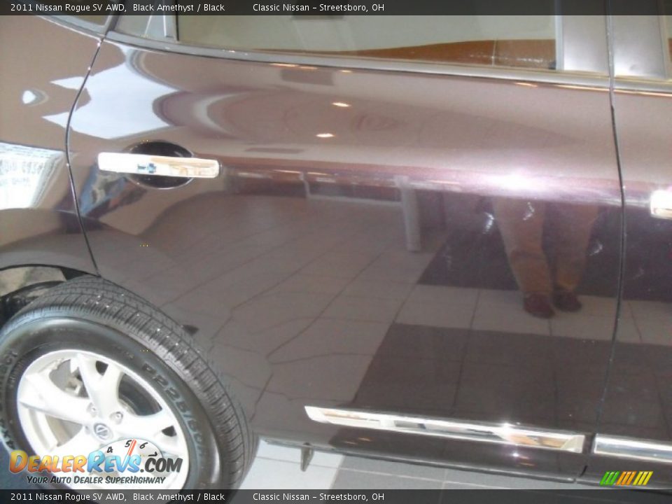 2011 Nissan Rogue SV AWD Black Amethyst / Black Photo #8