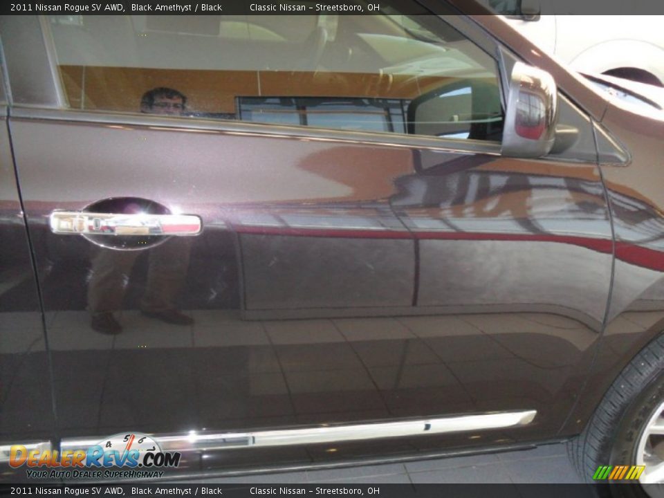 2011 Nissan Rogue SV AWD Black Amethyst / Black Photo #9
