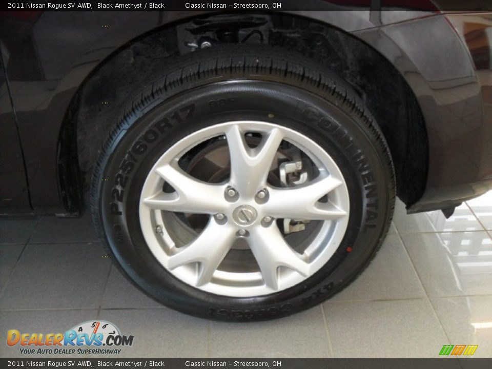 2011 Nissan Rogue SV AWD Black Amethyst / Black Photo #10