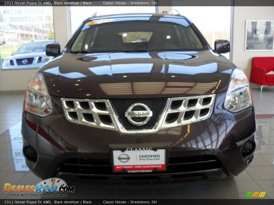 2011 Nissan Rogue SV AWD Black Amethyst / Black Photo #11