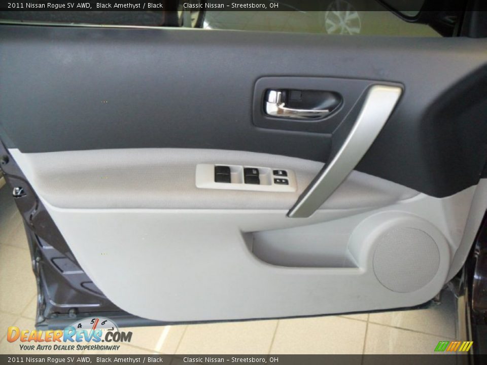 2011 Nissan Rogue SV AWD Black Amethyst / Black Photo #12