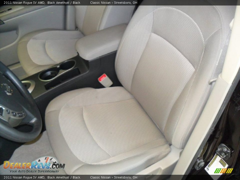 2011 Nissan Rogue SV AWD Black Amethyst / Black Photo #13