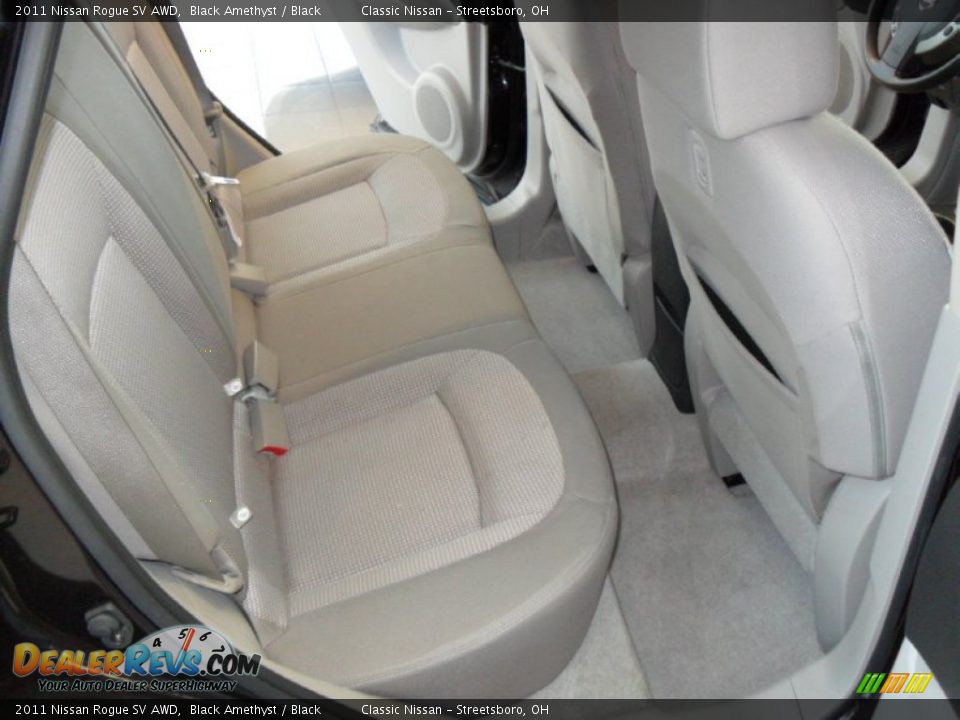2011 Nissan Rogue SV AWD Black Amethyst / Black Photo #17