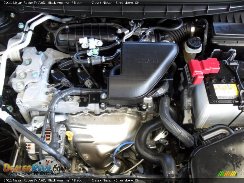 2011 Nissan Rogue SV AWD Black Amethyst / Black Photo #20