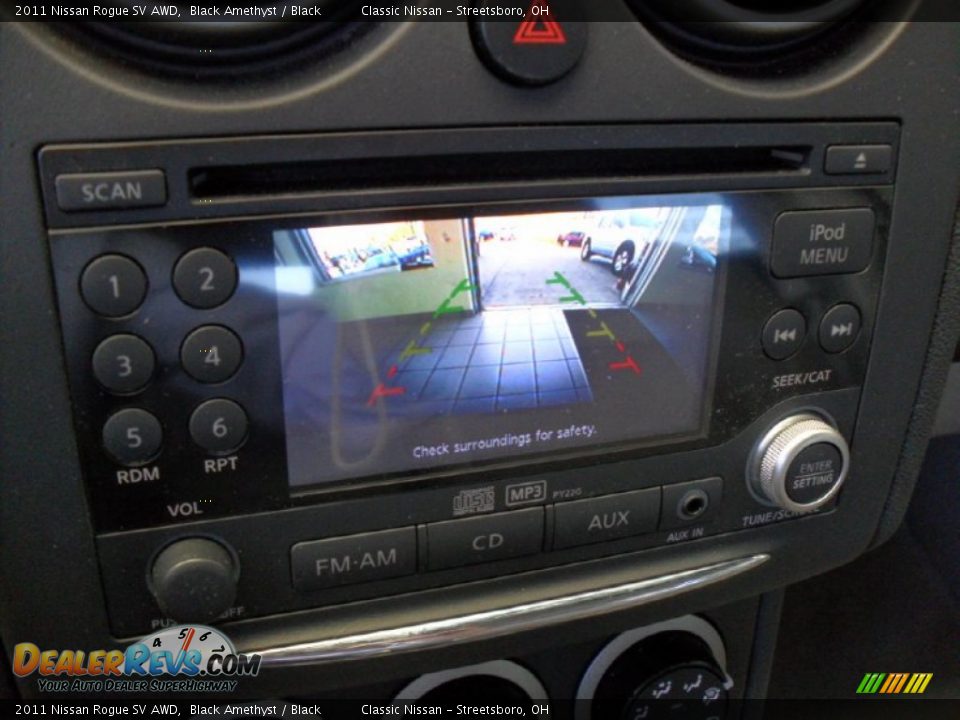 2011 Nissan Rogue SV AWD Black Amethyst / Black Photo #23