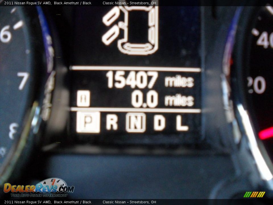 2011 Nissan Rogue SV AWD Black Amethyst / Black Photo #25