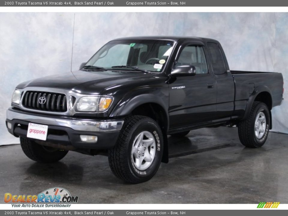 Black Sand Pearl 2003 Toyota Tacoma V6 Xtracab 4x4 Photo #1