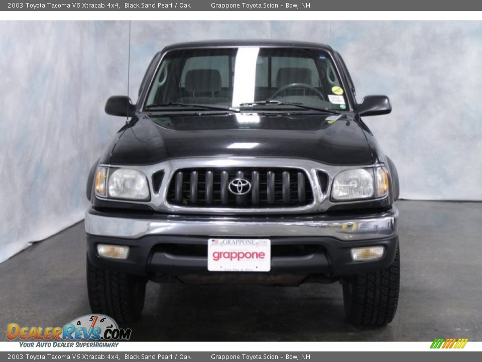 2003 Toyota Tacoma V6 Xtracab 4x4 Black Sand Pearl / Oak Photo #2