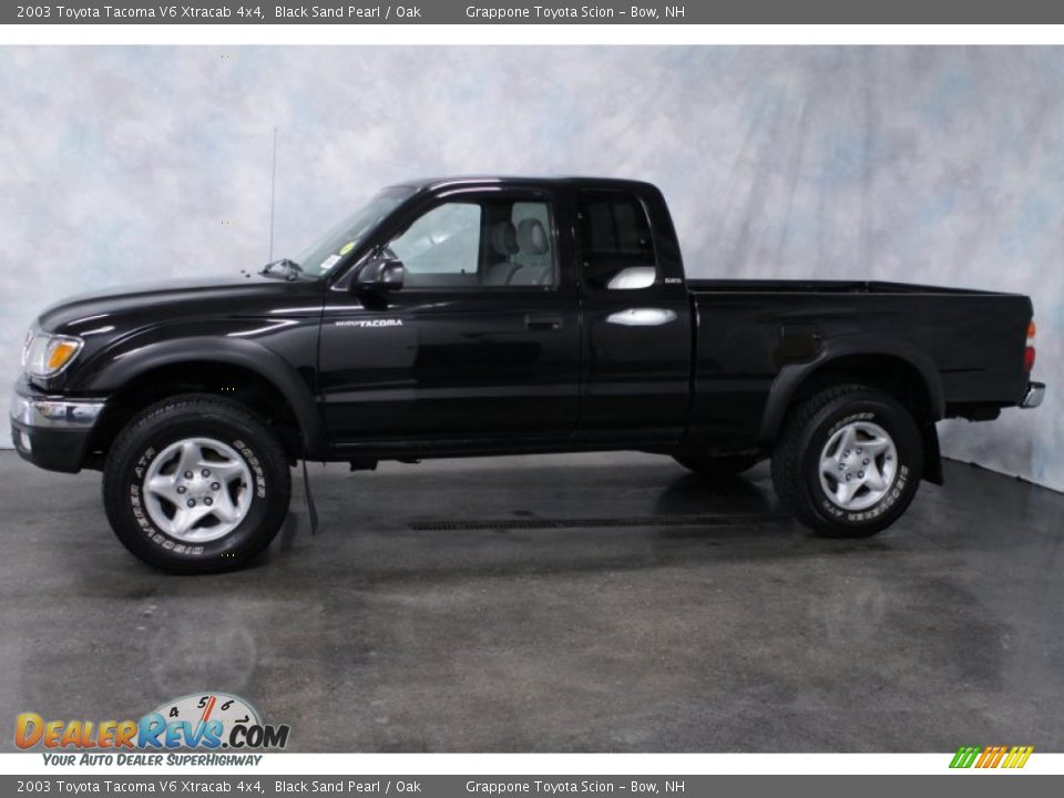 Black Sand Pearl 2003 Toyota Tacoma V6 Xtracab 4x4 Photo #3