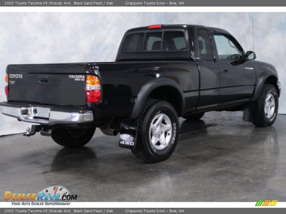 Black Sand Pearl 2003 Toyota Tacoma V6 Xtracab 4x4 Photo #8