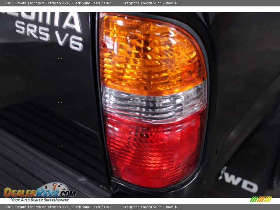 2003 Toyota Tacoma V6 Xtracab 4x4 Black Sand Pearl / Oak Photo #11