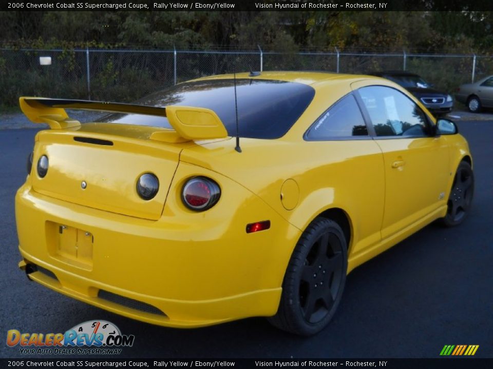 Rally Yellow 2006 Chevrolet Cobalt SS Supercharged Coupe Photo #2