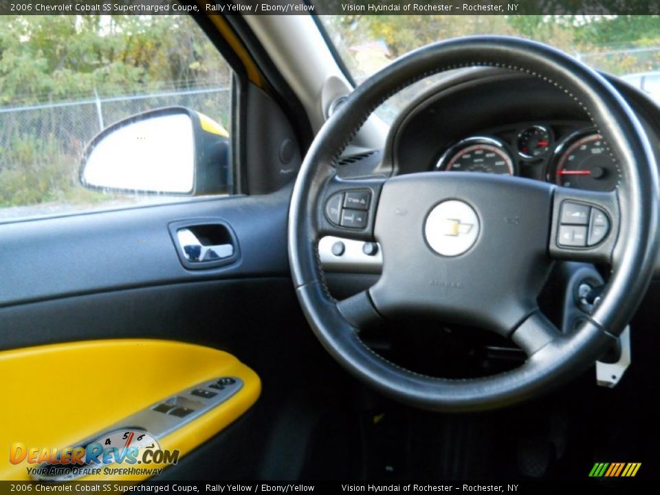 2006 Chevrolet Cobalt SS Supercharged Coupe Rally Yellow / Ebony/Yellow Photo #5