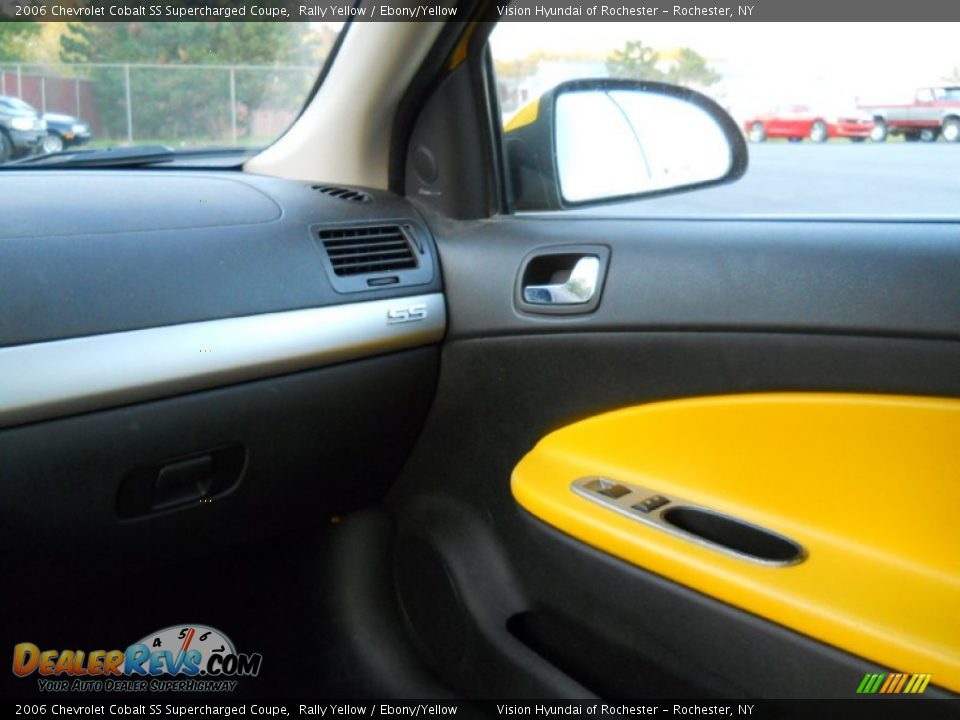 2006 Chevrolet Cobalt SS Supercharged Coupe Rally Yellow / Ebony/Yellow Photo #7