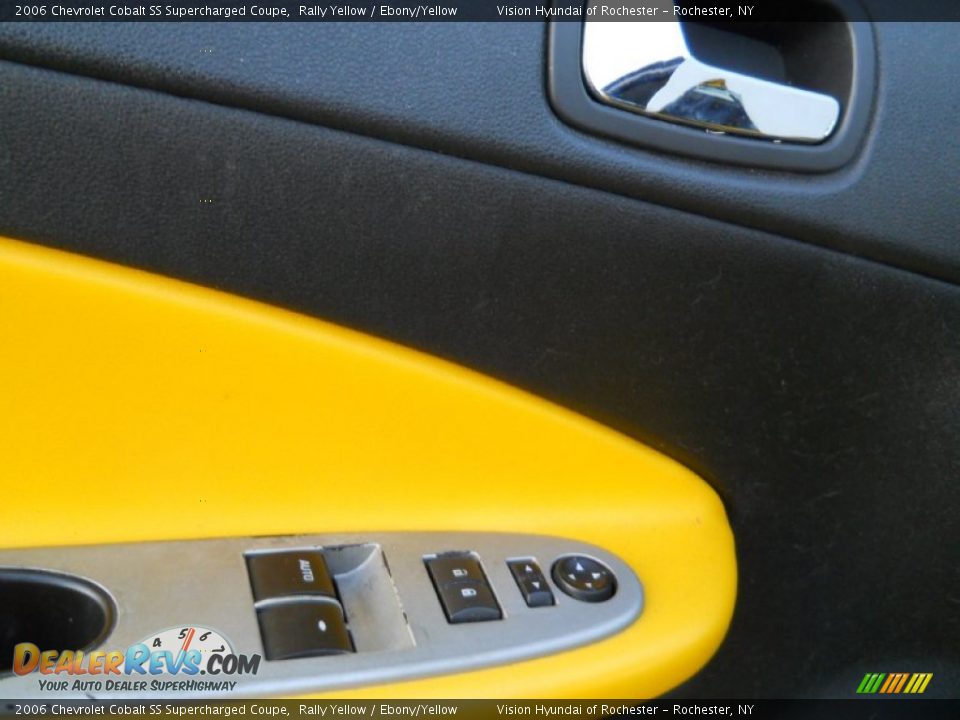 2006 Chevrolet Cobalt SS Supercharged Coupe Rally Yellow / Ebony/Yellow Photo #12