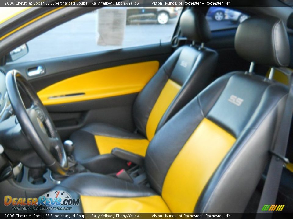 Ebony/Yellow Interior - 2006 Chevrolet Cobalt SS Supercharged Coupe Photo #14