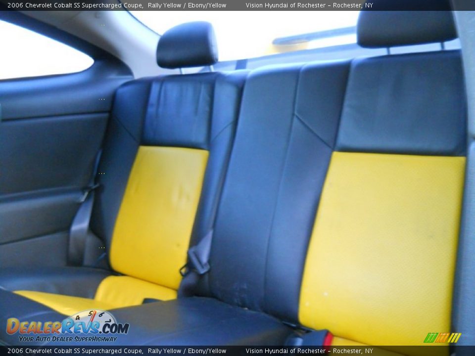 Ebony/Yellow Interior - 2006 Chevrolet Cobalt SS Supercharged Coupe Photo #15