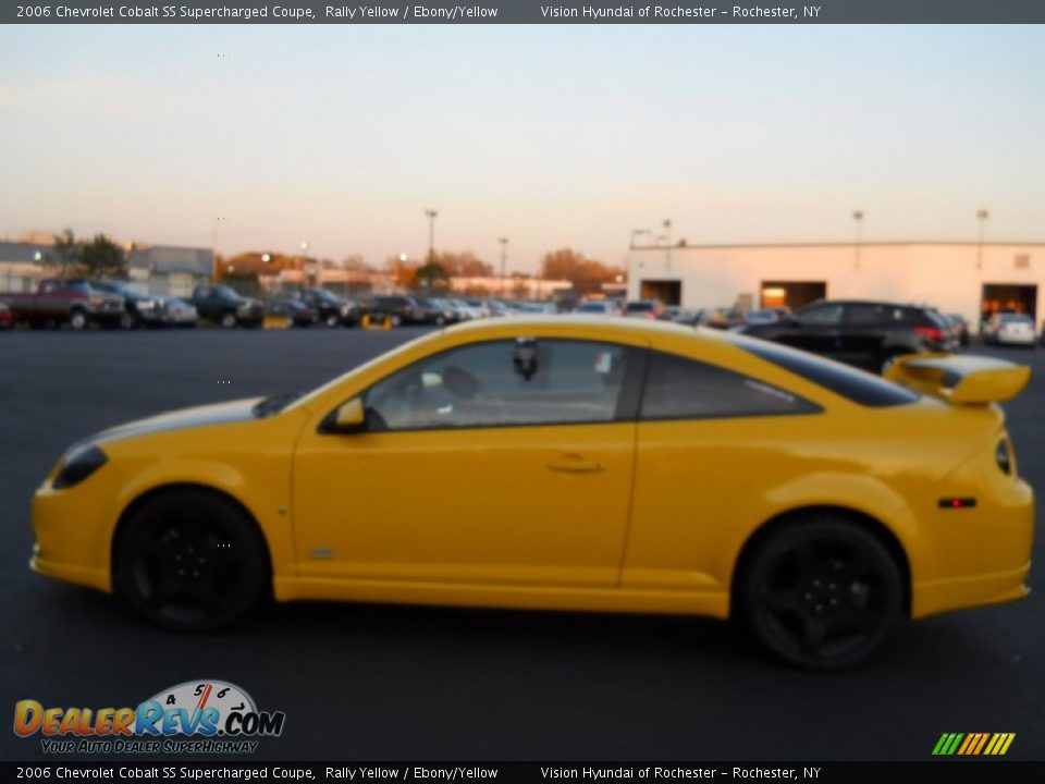 2006 Chevrolet Cobalt SS Supercharged Coupe Rally Yellow / Ebony/Yellow Photo #16