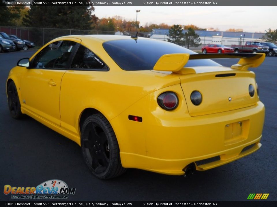 Rally Yellow 2006 Chevrolet Cobalt SS Supercharged Coupe Photo #17