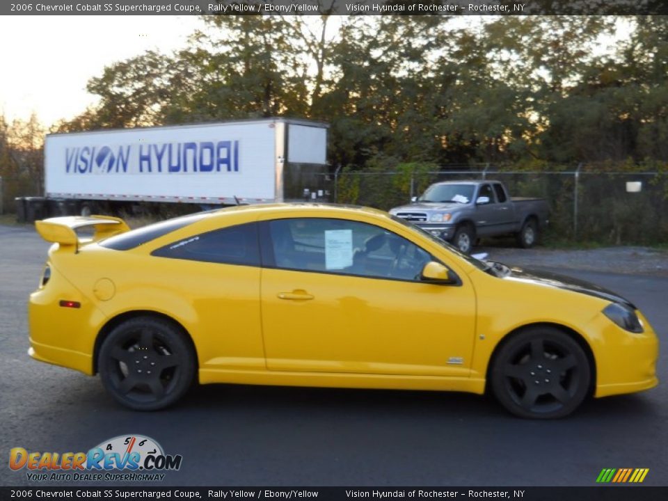 2006 Chevrolet Cobalt SS Supercharged Coupe Rally Yellow / Ebony/Yellow Photo #19