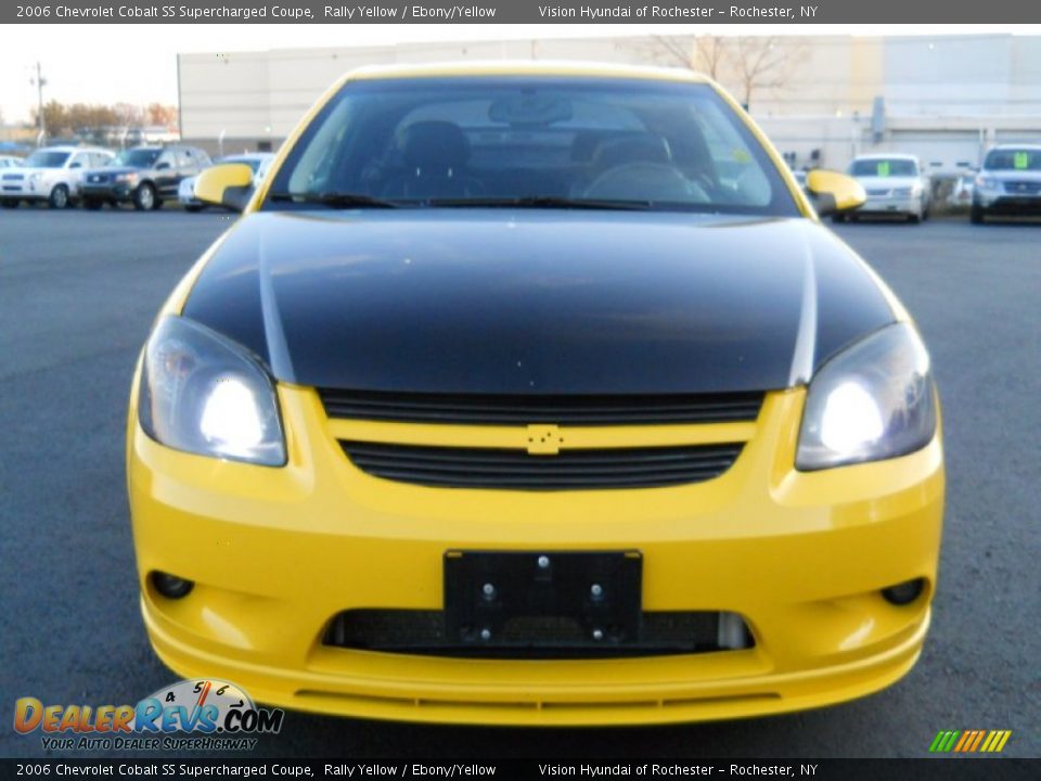2006 Chevrolet Cobalt SS Supercharged Coupe Rally Yellow / Ebony/Yellow Photo #21
