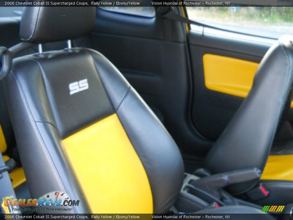2006 Chevrolet Cobalt SS Supercharged Coupe Rally Yellow / Ebony/Yellow Photo #22