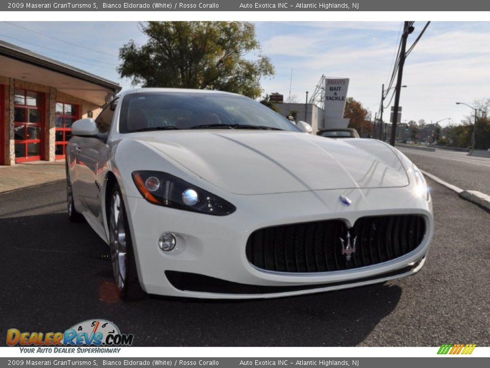 2009 Maserati GranTurismo S Bianco Eldorado (White) / Rosso Corallo Photo #1