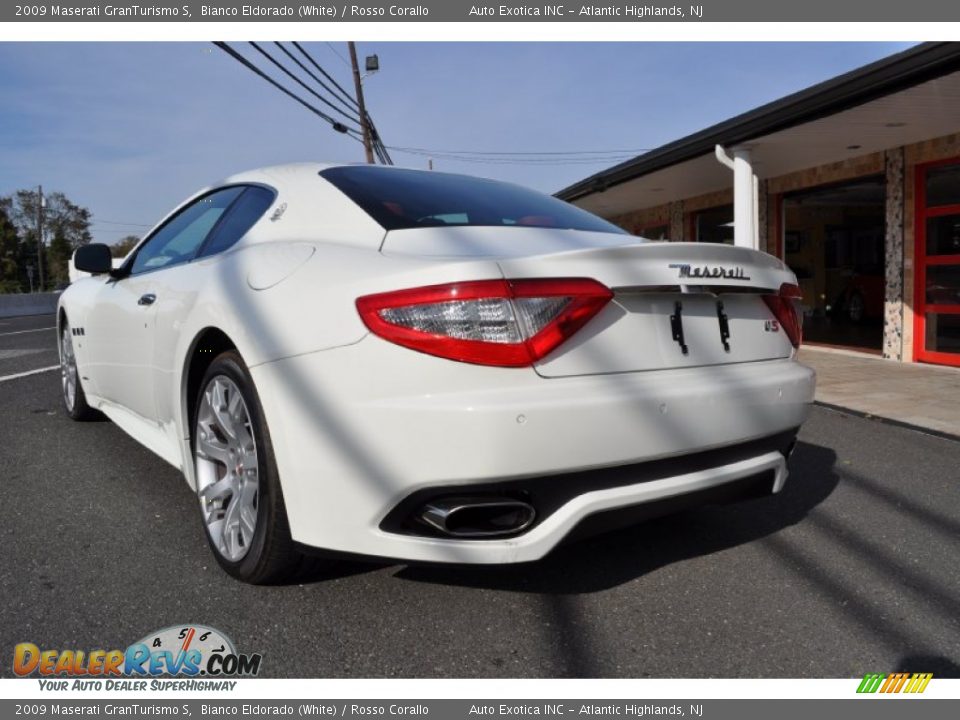 2009 Maserati GranTurismo S Bianco Eldorado (White) / Rosso Corallo Photo #3