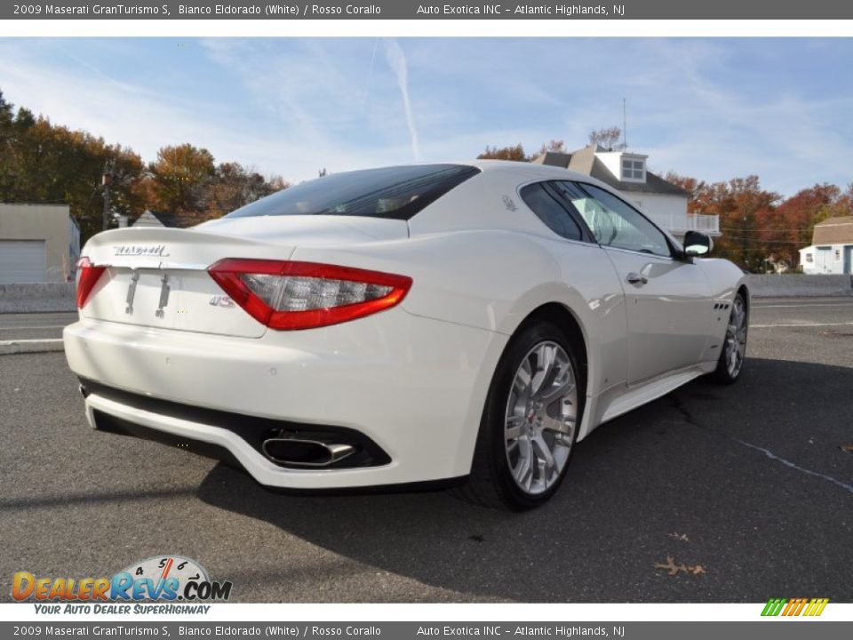 2009 Maserati GranTurismo S Bianco Eldorado (White) / Rosso Corallo Photo #4