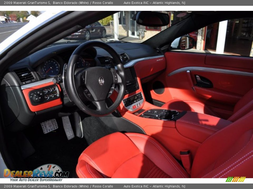 Rosso Corallo Interior - 2009 Maserati GranTurismo S Photo #5