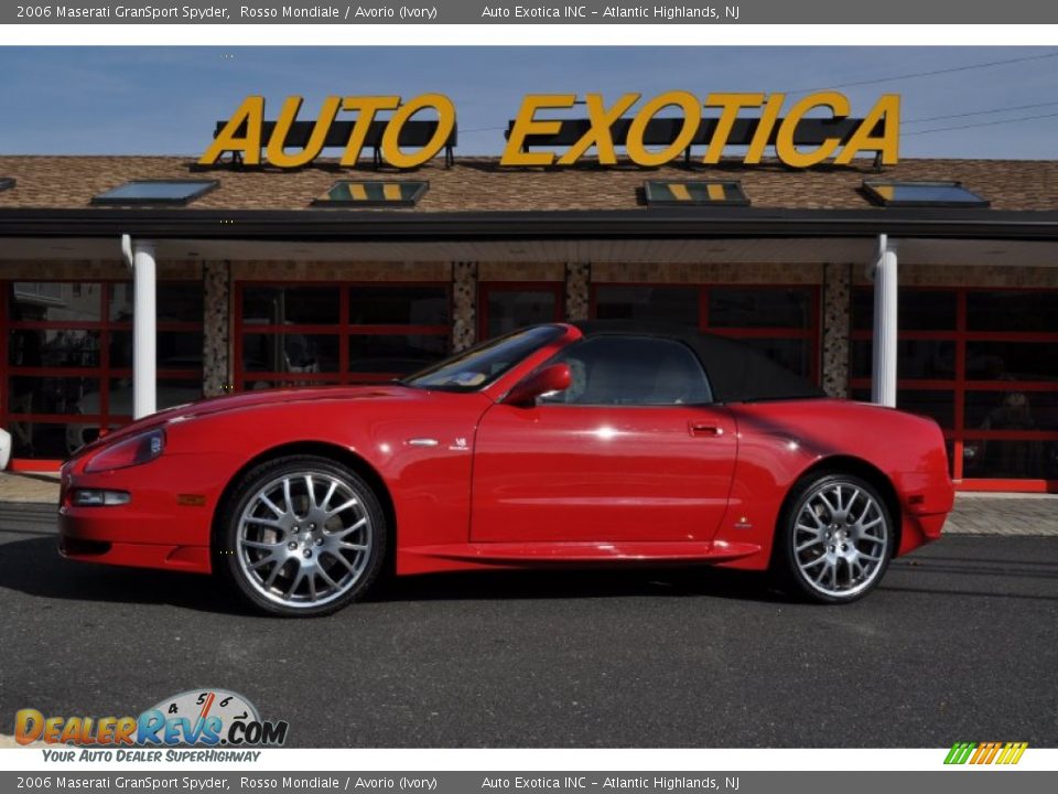 2006 Maserati GranSport Spyder Rosso Mondiale / Avorio (Ivory) Photo #2