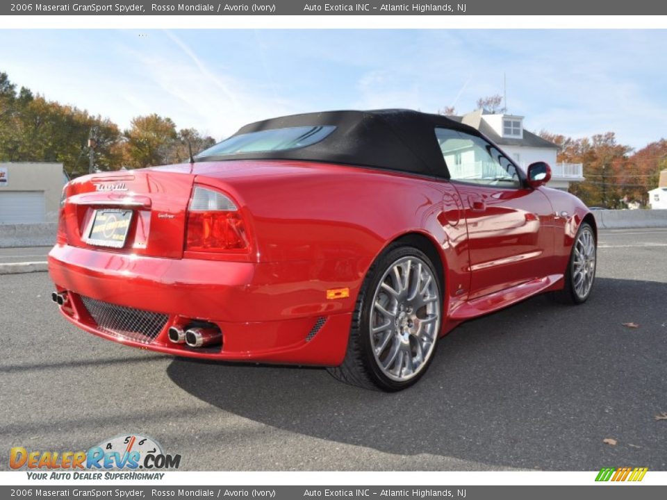2006 Maserati GranSport Spyder Rosso Mondiale / Avorio (Ivory) Photo #4