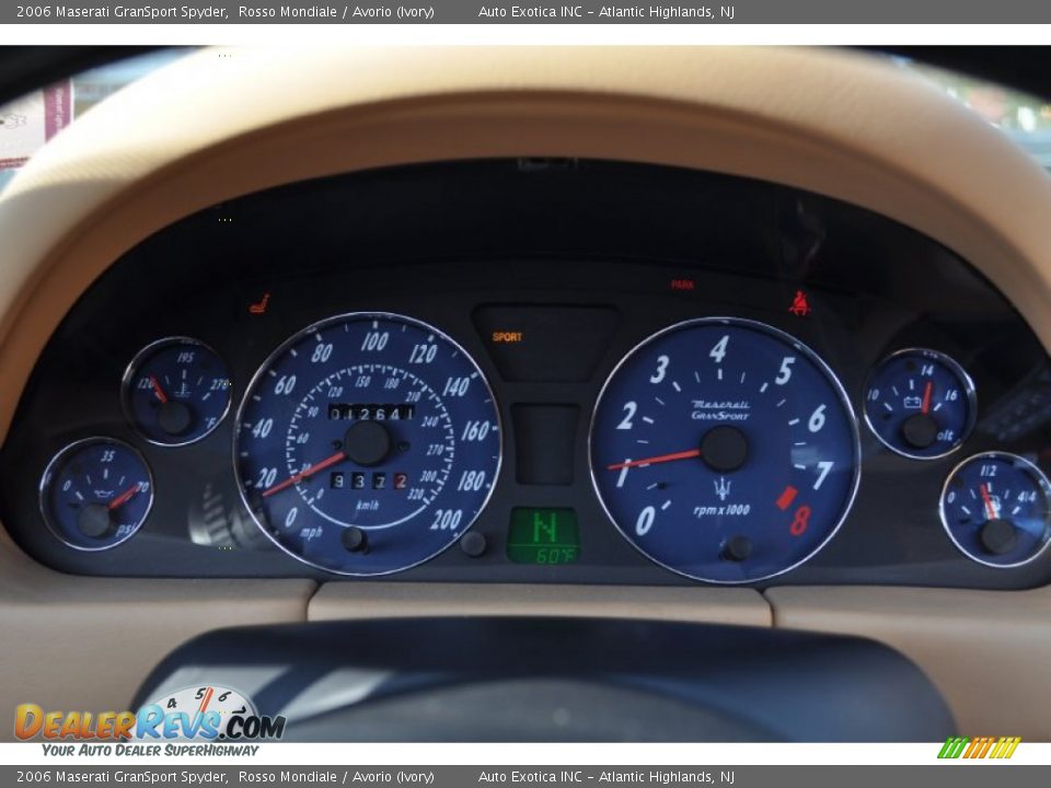 2006 Maserati GranSport Spyder Gauges Photo #10