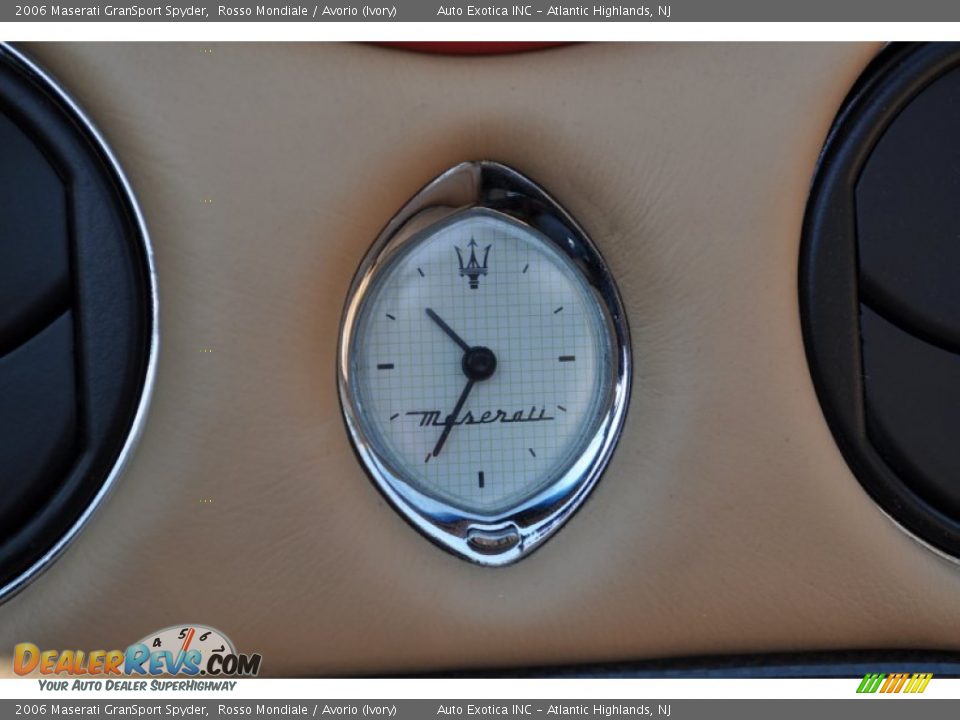 2006 Maserati GranSport Spyder Rosso Mondiale / Avorio (Ivory) Photo #13