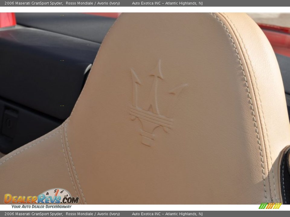 2006 Maserati GranSport Spyder Rosso Mondiale / Avorio (Ivory) Photo #22
