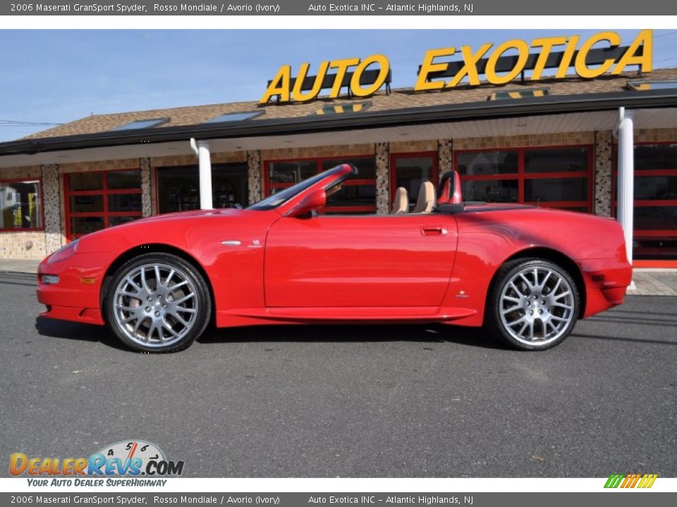 2006 Maserati GranSport Spyder Rosso Mondiale / Avorio (Ivory) Photo #32