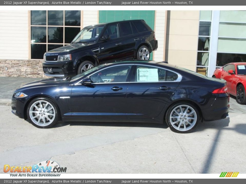 Azurite Blue Metallic 2012 Jaguar XF Supercharged Photo #7