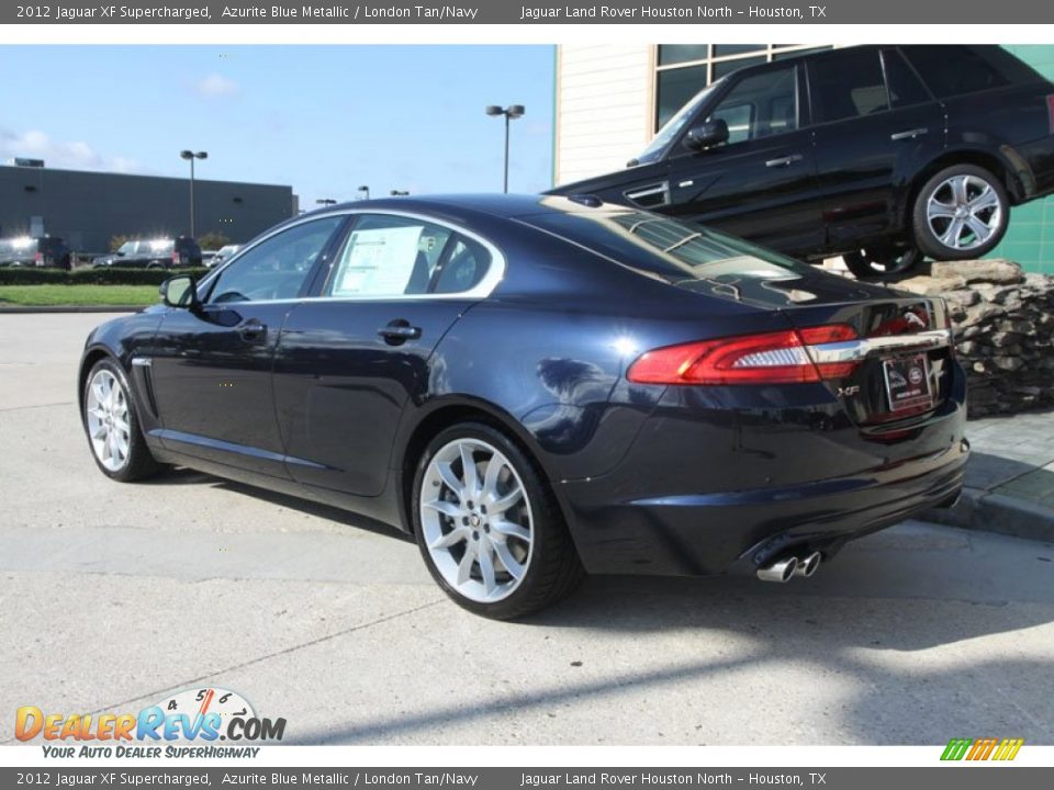Azurite Blue Metallic 2012 Jaguar XF Supercharged Photo #8