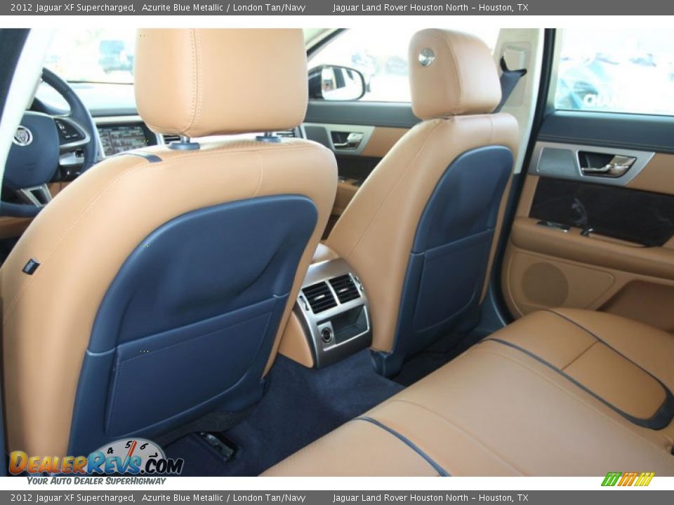 London Tan/Navy Interior - 2012 Jaguar XF Supercharged Photo #15