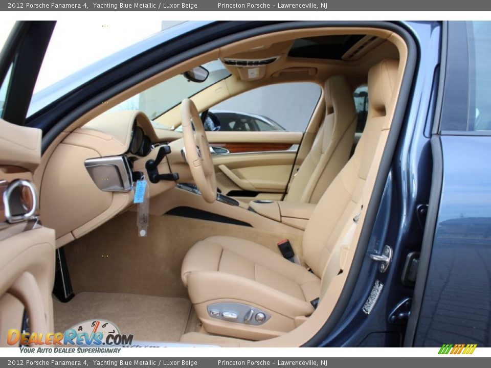 Luxor Beige Interior - 2012 Porsche Panamera 4 Photo #12