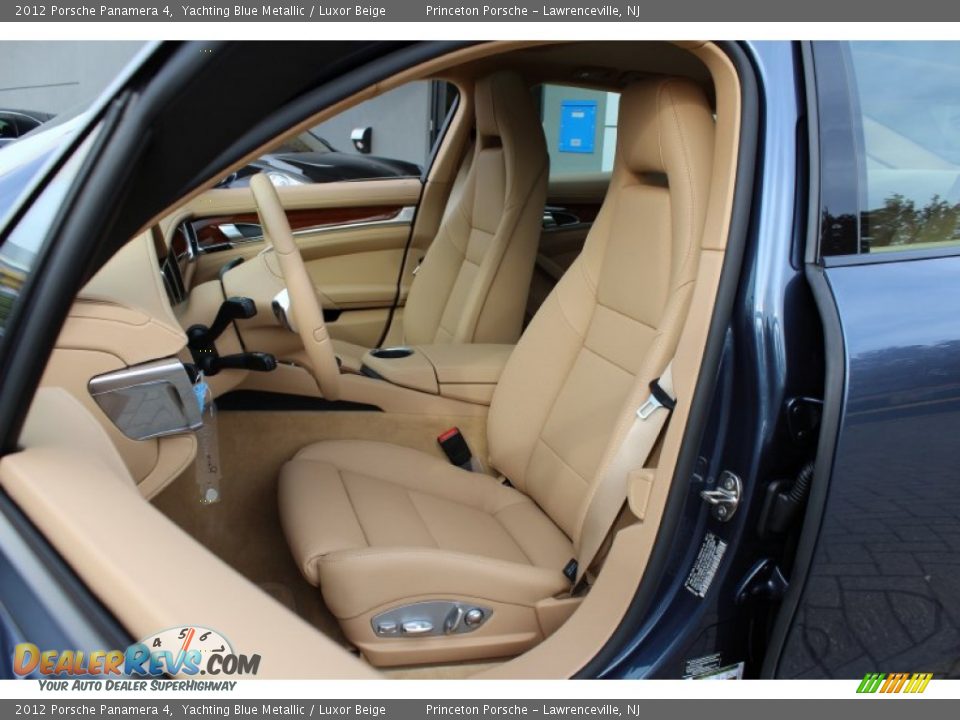 Luxor Beige Interior - 2012 Porsche Panamera 4 Photo #13