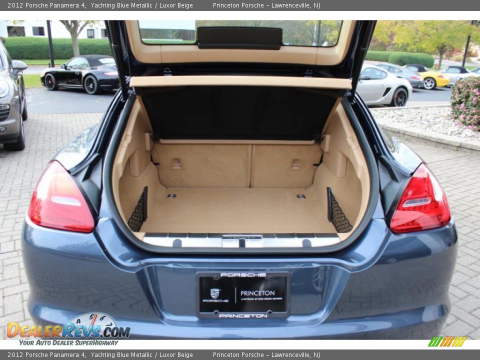 2012 Porsche Panamera 4 Yachting Blue Metallic / Luxor Beige Photo #22