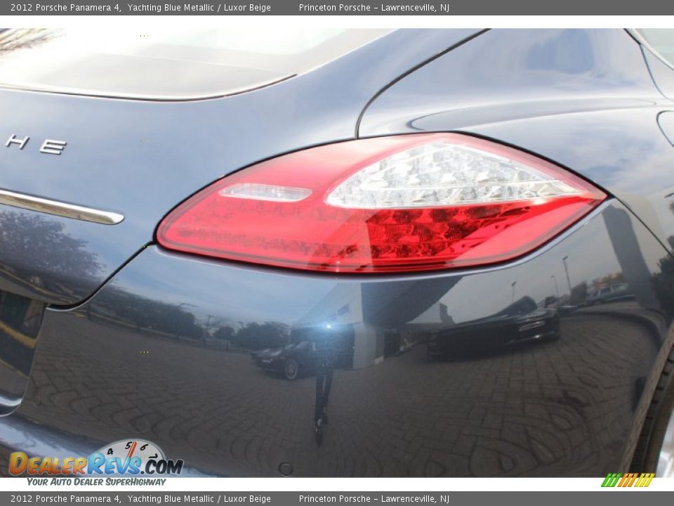 2012 Porsche Panamera 4 Yachting Blue Metallic / Luxor Beige Photo #23