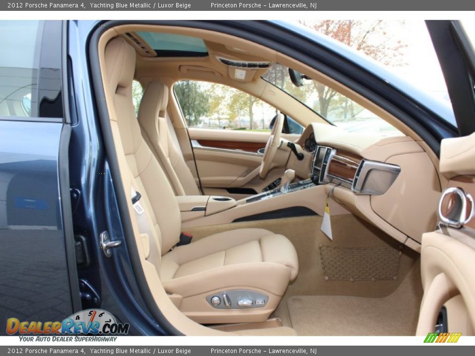 Luxor Beige Interior - 2012 Porsche Panamera 4 Photo #28