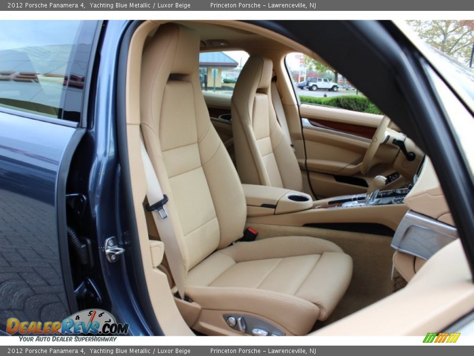 Luxor Beige Interior - 2012 Porsche Panamera 4 Photo #29