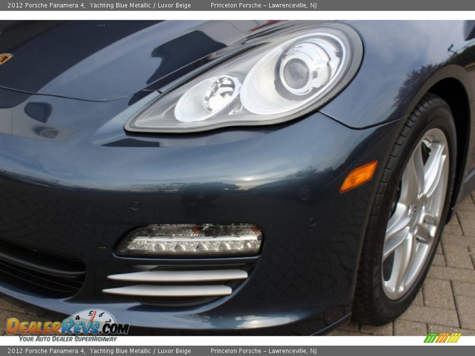 2012 Porsche Panamera 4 Yachting Blue Metallic / Luxor Beige Photo #31